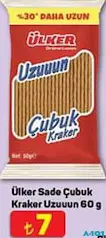 ÜLKER SADE ÇUBUK KRAKER UZUUUN 60 G